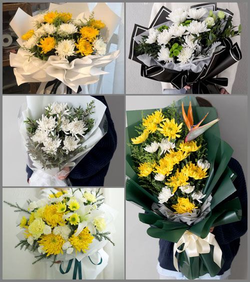 广东揭阳市普宁市麒麟镇樟岗村白事花束代送